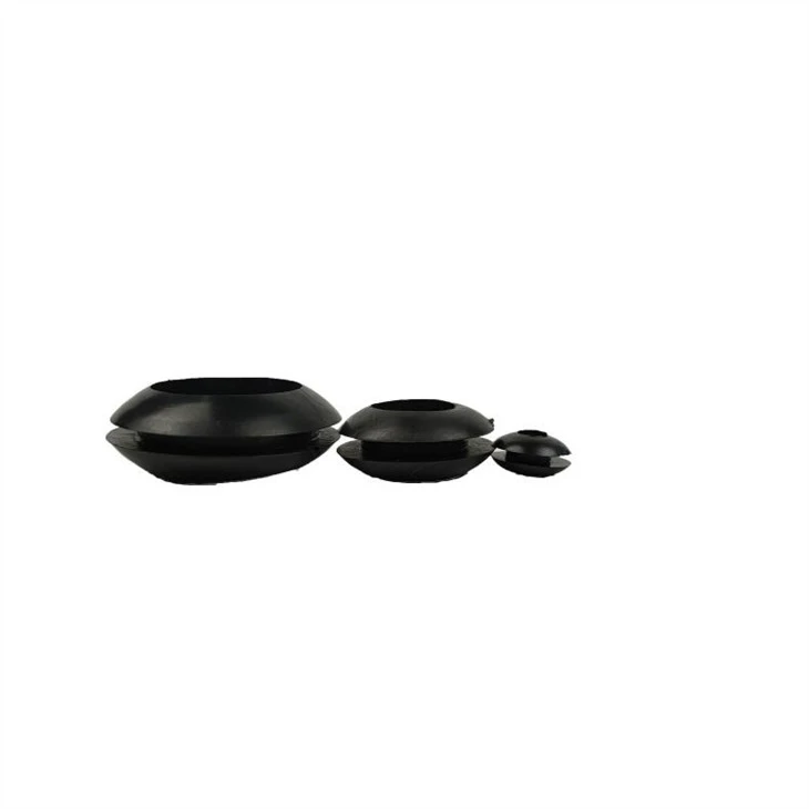 black rubber grommet